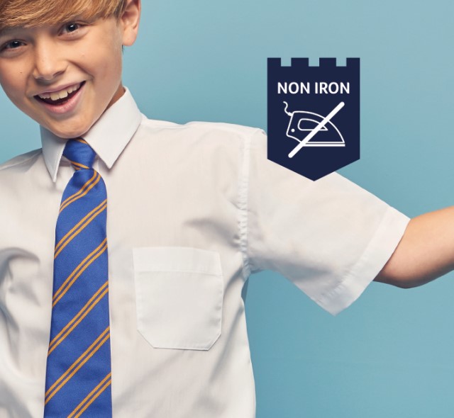 What's my size? School shirt fitting guide.