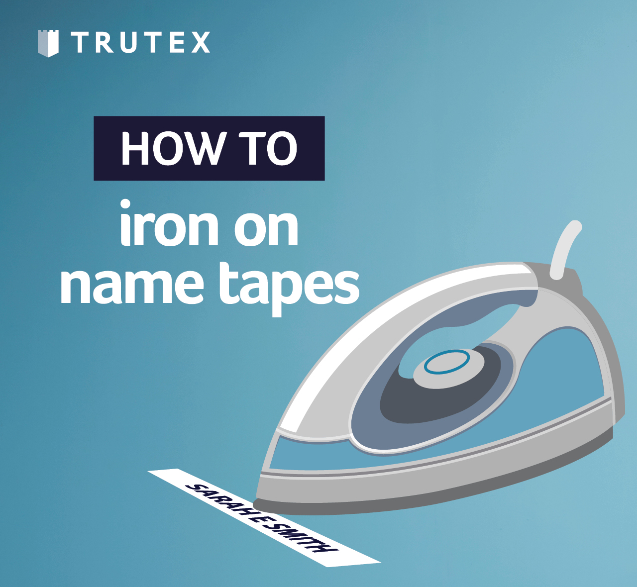 How to: iron on name tapes
